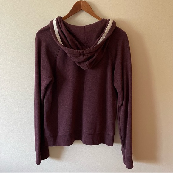 Purple Aeropostale Hooded Zip Up Jacket - Picture 3 of 11